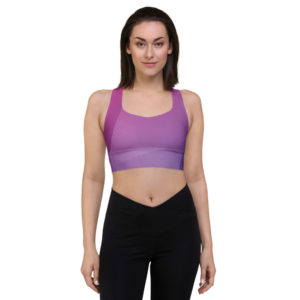 Lavender: Yoga / Sports bra - MadamYoga